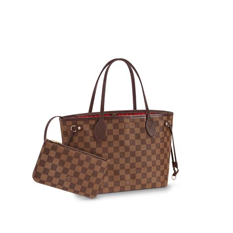 louis vuitton neverfull pm damier ebene canvas|louis vuitton damier ebene original.